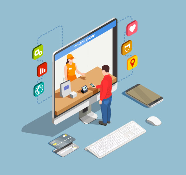 Consumers Isometric Composition Consumers Isometric Composition