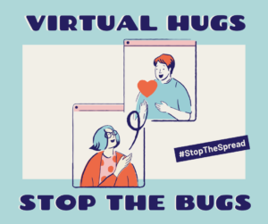 Blue Bordered Stop The Spread Facebook Post Blue Bordered Stop The Spread Facebook Post